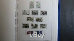 Norway stamp collection in Stender album with 450 or so recent stamps'94 2002