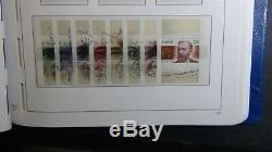 Norway stamp collection in Stender album with 450 or so recent stamps'94 2002