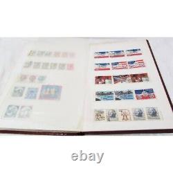 OLD STAMP MAIL ALBUM and STAMPS 250 PIECES DATES BETWEEN 1970-90, COLLECTABLES