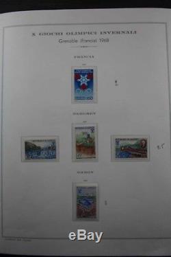 OLYMPIC GAMES 1968 Sports Marini Albums Stamp Collection Rare Overprints Gold