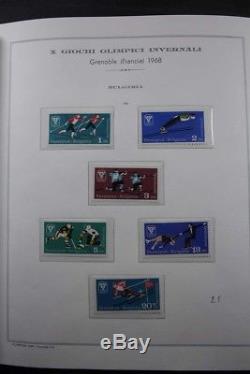 OLYMPIC GAMES 1968 Sports Marini Albums Stamp Collection Rare Overprints Gold