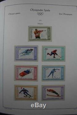 OLYMPIC GAMES 1972 MNH Luxus 4 Albums with Imperforated Gold Stamp Collection