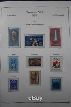 OLYMPIC Games 1972 MNH Sports Topical Luxus Stamp Collection 3 Albums with Gold