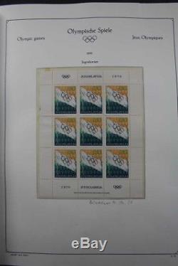 OLYMPIC Games 1972 MNH Sports Topical Luxus Stamp Collection 3 Albums with Gold