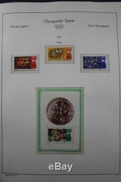 OLYMPIC Games 1972 MNH Sports Topical Luxus Stamp Collection 3 Albums with Gold