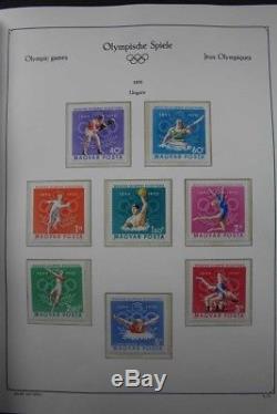 OLYMPIC Games 1972 MNH Sports Topical Luxus Stamp Collection 3 Albums with Gold