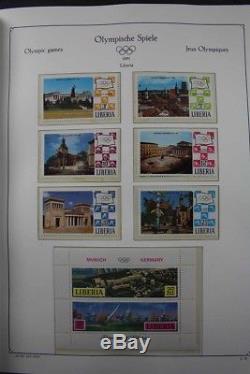 OLYMPIC Games 1972 MNH Sports Topical Luxus Stamp Collection 3 Albums with Gold