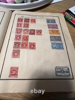 OVER 2000 stamps? Large US foreign stamp collection Scott album book