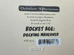 October Afternoon Rocket Age Collection 12 x 12 Stamps Chip Album Journal Cards