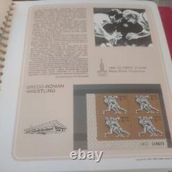 Official 1980 Olympic stamps Russia plate block collection. Rare and brilliant