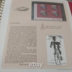 Official 1980 Olympic stamps Russia plate block collection. Rare and brilliant