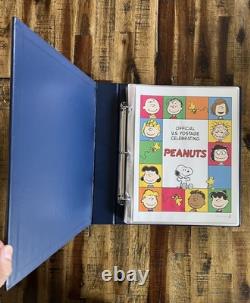 Official U. S. Postage Celebrating Peanuts Complete Stamp Collection Deluxe Album