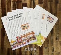 Official U. S. Postage Celebrating Peanuts Complete Stamp Collection Deluxe Album