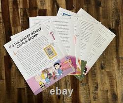 Official U. S. Postage Celebrating Peanuts Complete Stamp Collection Deluxe Album