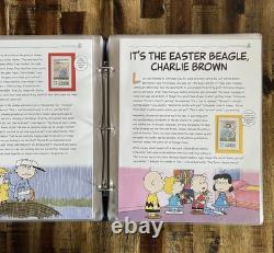 Official U. S. Postage Celebrating Peanuts Complete Stamp Collection Deluxe Album