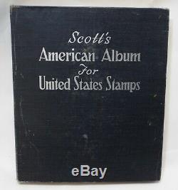 Old 1870-1967 POSTAGE STAMP COLLECTION IN SCOTTS ALBUM 1045 Singles 3 Blocks