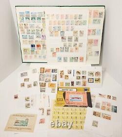 Old Middle Eastern UAR Stamp Collection Lot In Lighthouse Album & In Loose Pages