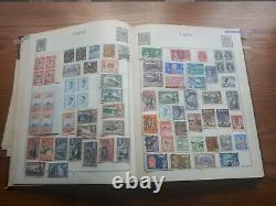 Old Premier Globe Stamp Album 1936 World Collection 1175 Mint & Used Stamps