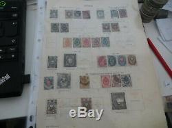 Old Russia, stamp collection on album page some rare items all shown