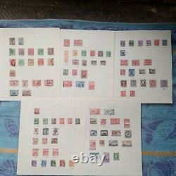 Old Stamp Album Collection Of 800 Commonwelth Stamps Amazing Lots Of Victoria