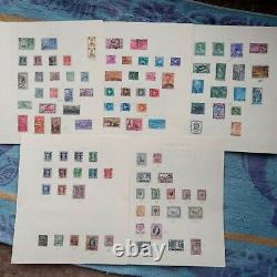 Old Stamp Album Collection Of 800 Commonwelth Stamps Amazing Lots Of Victoria