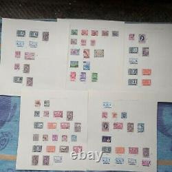 Old Stamp Album Collection Of 800 Commonwelth Stamps Amazing Lots Of Victoria