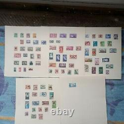 Old Stamp Album Collection Of 800 Commonwelth Stamps Amazing Lots Of Victoria