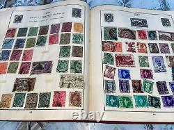 Old Stamp Album THE STRAND with stamp Collection