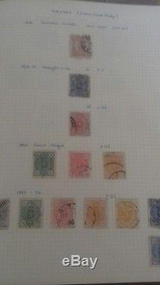 Old' Stamp Album With World Collection 370 plus vintage rare STAMPS unchecked