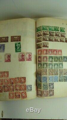 Old Stamp Collection Album Pre Decimal Australian & Overseas Antique