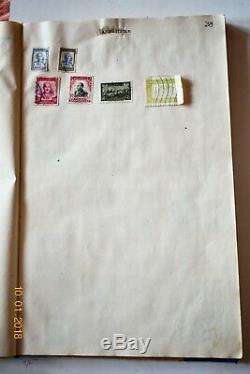Old Stamp Collection Worldwide 100 500 VERY OLD with ALBUM USED STAMPS