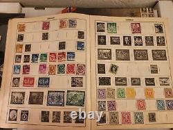 Old Stamp Collection with 3 stamp albums and many loose stamps US and worldwide