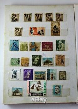 Old Stamps Album Collection Used Stamps Stamped Very Nice interesting Pages