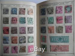 Old Time GB and Worldwide Stamp Collection of 3,000 + Stamps in a Lincoln Album