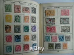 Old Time GB and Worldwide Stamp Collection of 3,000 + Stamps in a Lincoln Album