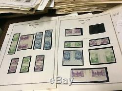 Old US/WW Stamp Collection On Pages + Albums! Estate Sale Find! Must See