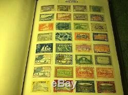 Old Universal Spring Back Stamp Album Collection 70+ Years Old