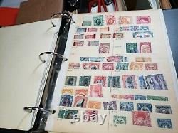 Old WW Stamp Collection In Albums! Estate Sale Find! Must See