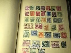Old World Stamp Album, Childs Collection Many Decades Ago
