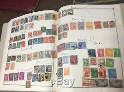 Old Worldwide Stamp Collection In 5 Albums! Estate Sale Find! Must See