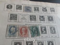Old stamp Album 1942 Collection United States Wonderful Philatelic Memories