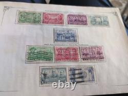 Old stamp Album 1942 Collection United States Wonderful Philatelic Memories