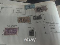 Old stamp Album 1942 Collection United States Wonderful Philatelic Memories