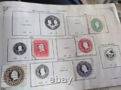 Old stamp Album 1942 Collection United States Wonderful Philatelic Memories