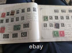 Old stamp Album 1942 Collection United States Wonderful Philatelic Memories