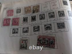 Old stamp Album 1942 Collection United States Wonderful Philatelic Memories
