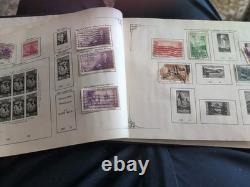 Old stamp Album 1942 Collection United States Wonderful Philatelic Memories