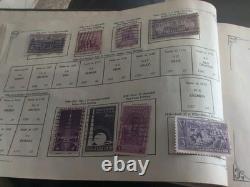 Old stamp Album 1942 Collection United States Wonderful Philatelic Memories