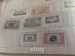 Old stamp Album 1942 Collection United States Wonderful Philatelic Memories