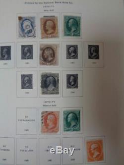 Older Scott US National Stamp collection album with Revenue pages 1847-1977